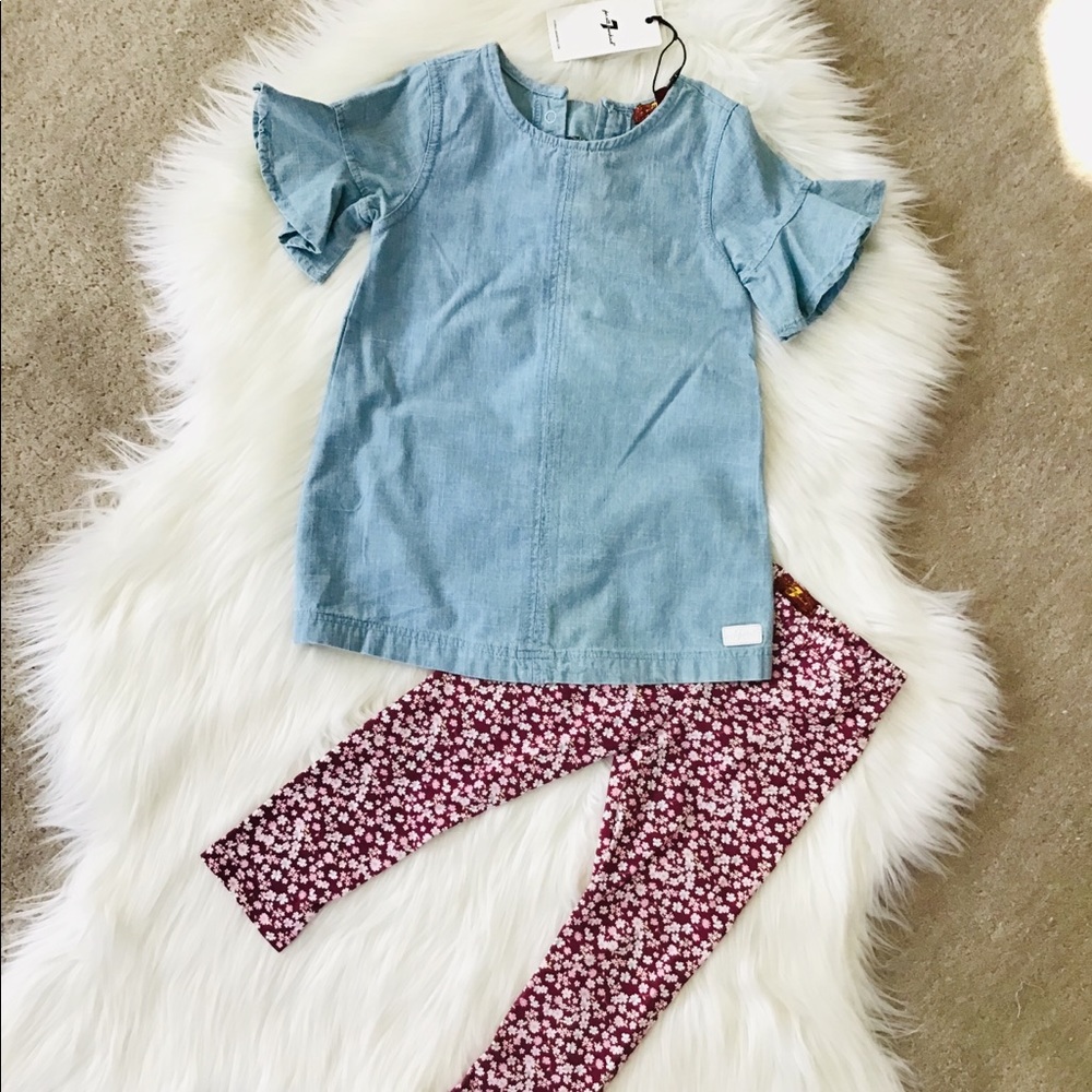 7 FOR ALL MANKIND Baby Girl 2 pc Set